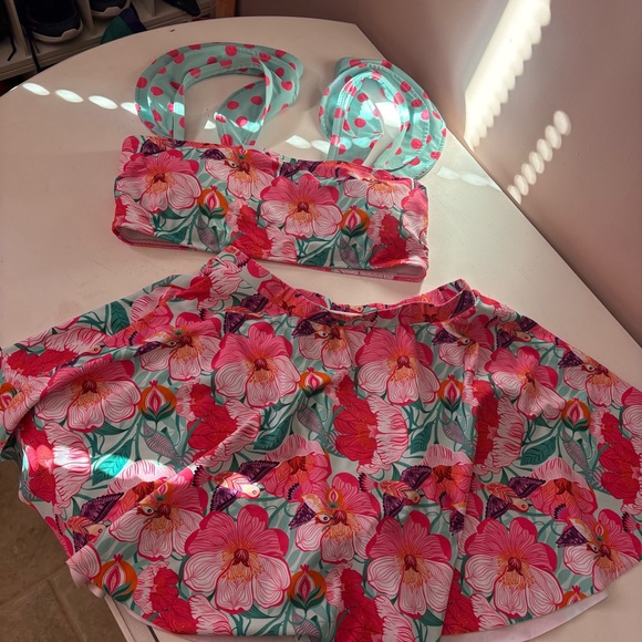 Blakeley Floral Pink Bikini Set - Picture 2 of 8